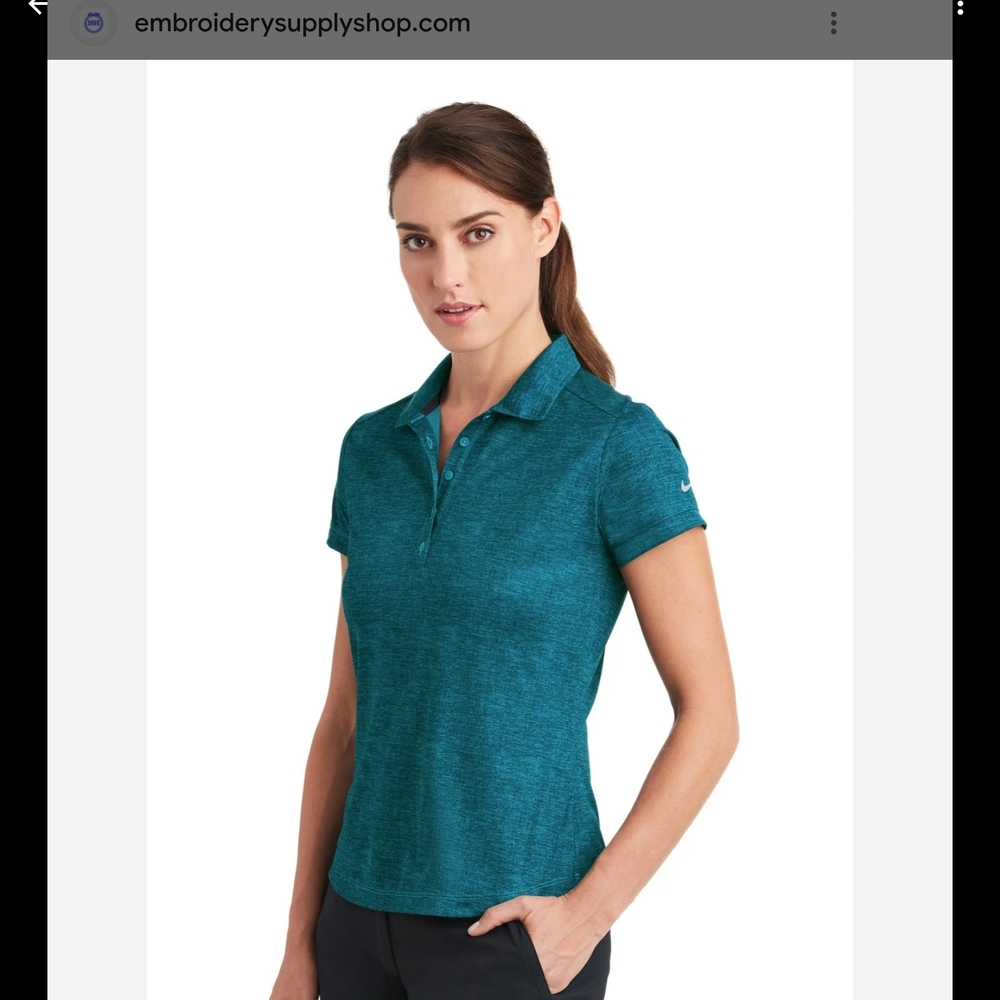 Nike Women's Teal Polo Shirt 344